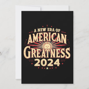 Eine neue Ära amerikanischer Großzügigkeit 2024 -  Einladung