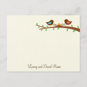 Eine neue Eierdecke Danke-Karte Dankeskarte