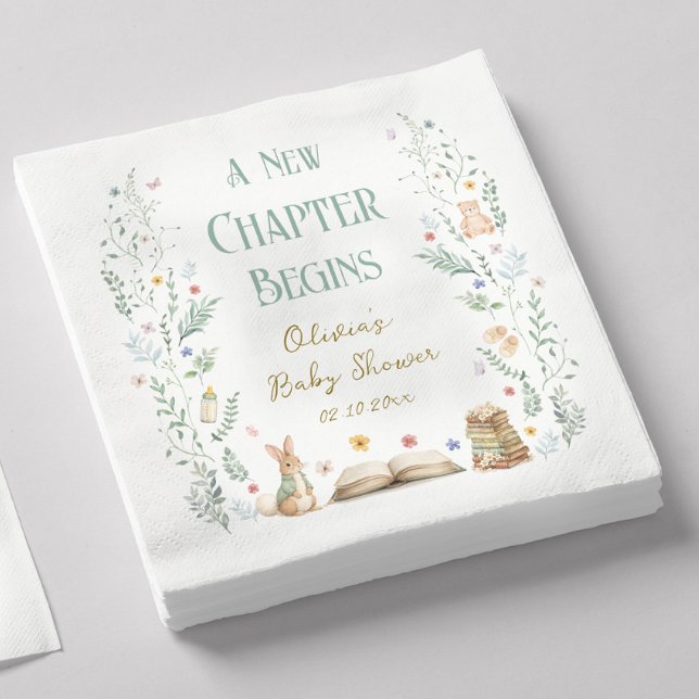 Eine neue Etappe - Babyparty Serviette (Von Creator hochgeladen)