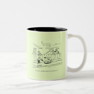 Eine neue Fahrt Zweifarbige Tasse