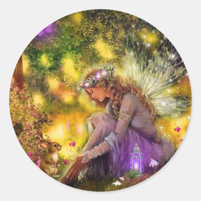 Eine neue Freundschaft Runder Aufkleber (Vorderseite)