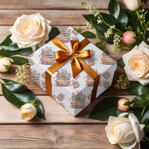 Eine neue Kapitel-Geschichtenbuch-Brautparty  Geschenkpapier