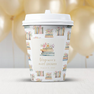 Eine neue Kapitel-Wildblume bucht Kinderdusche Pappbecher