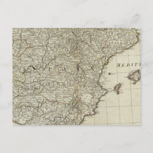 Eine neue Karte der Königreiche Spanien und Portug