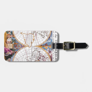 Eine neue Karte des fürchterlichen Globe-Gepäckanh Gepäckanhänger