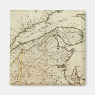 Eine neue Karte von Nova Scotia und Cape Breton Is Magnet