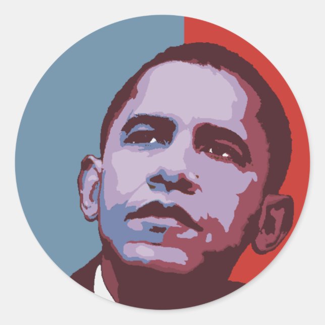 Eine neue Mehrheit - Obama - Politischer Sticker (Vorderseite)
