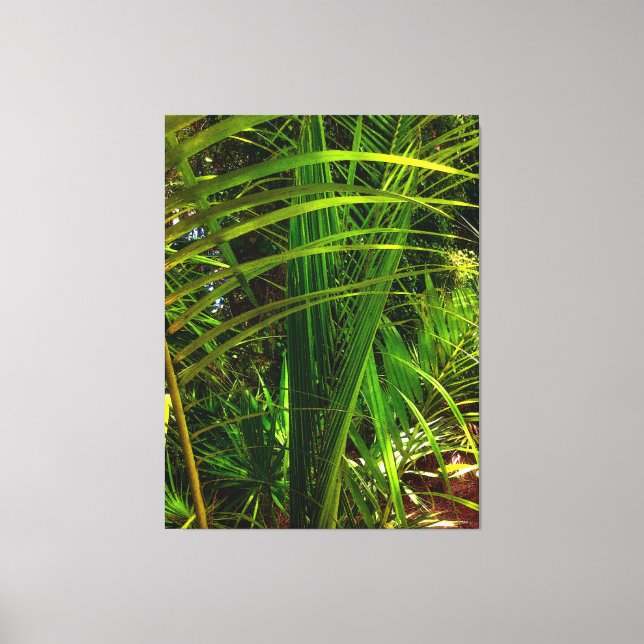 Eine neue Palmfront Leinwanddruck (Vorderseite)