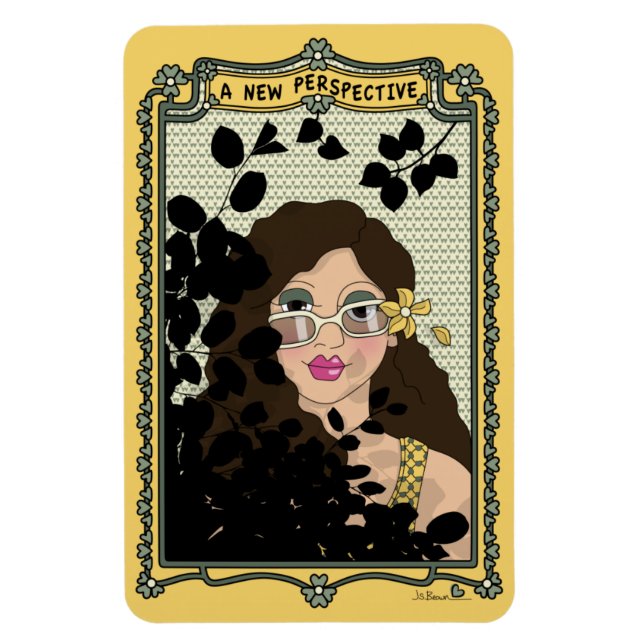 Eine neue Perspektive_C_4x6 Kühlschrank-Magnet Magnet (Vertikal)