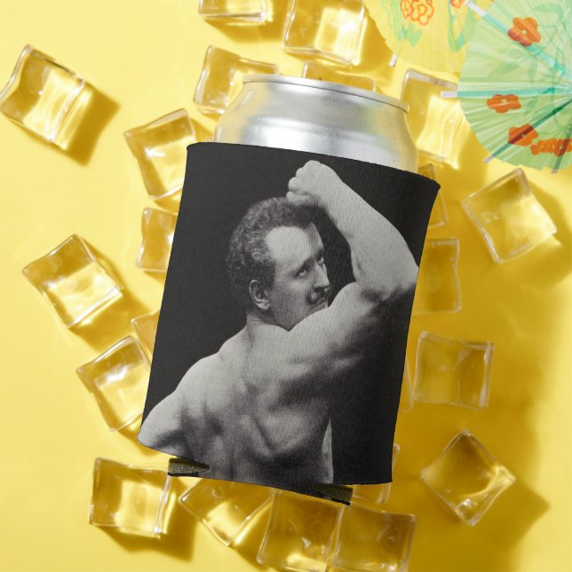 Eine neue Pose von StrongMen Eugen Sandow Bodybuil Dosenkühler (In Situ Sommer)