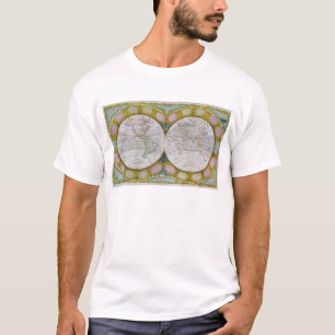 Eine neue und korrekte Karte der Welt, 1770-97 T-Shirt