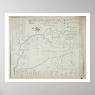 Eine neue und richtige Karte von Hackney Marsh, 17 Poster