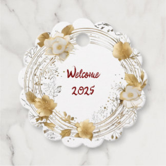 "Eine Neujahrsfantasie der Blumen" Geschenkanhänger