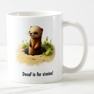 Eine Niedliche 3D-bemalte Weasel-Kaffee-Tasse Kaffeetasse