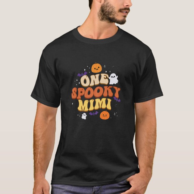 Eine Niedliche Frauenfamilie Mimi Boo Halloween T-Shirt (Vorderseite)