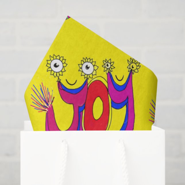 Eine Niedliche, fröhliche Feier, um Ihr Geschenk z Seidenpapier (Geschenktüte)