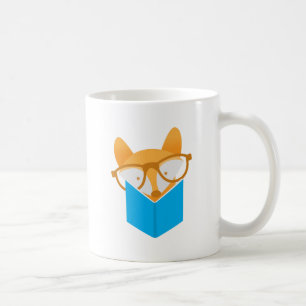 eine niedliche Fuchslesung Tasse