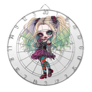 Eine Niedliche Girl Halloween Design Collection 13 Dartscheibe
