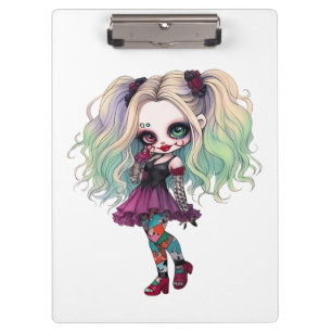 Eine Niedliche Girl Halloween Design Collection 13 Klemmbrett