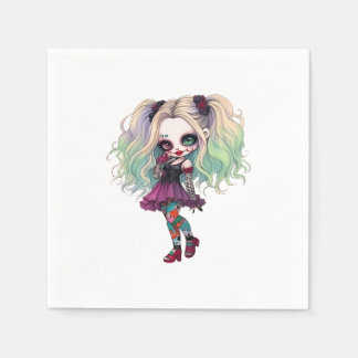 Eine Niedliche Girl Halloween Design Collection 13 Serviette