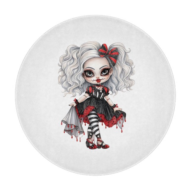 Eine Niedliche Girl Halloween Design Collection 7 Schneidebrett (Vorderseite)