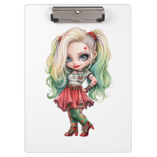 Eine Niedliche Girl Halloween Design Collection 9 Klemmbrett