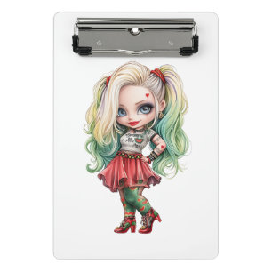 Eine Niedliche Girl Halloween Design Collection 9 Mini Klemmbrett
