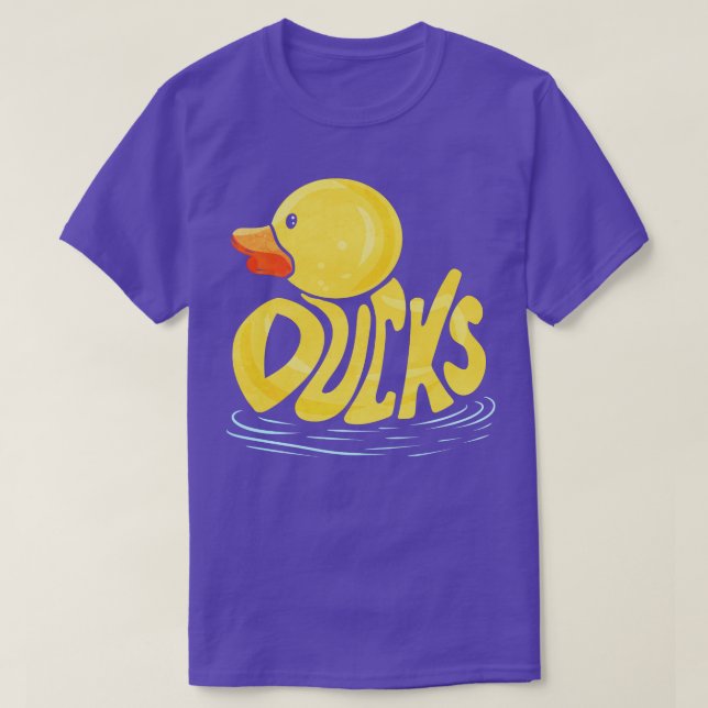 Eine Niedliche Gummiente mit den Buchstaben, die s T-Shirt (Design vorne)