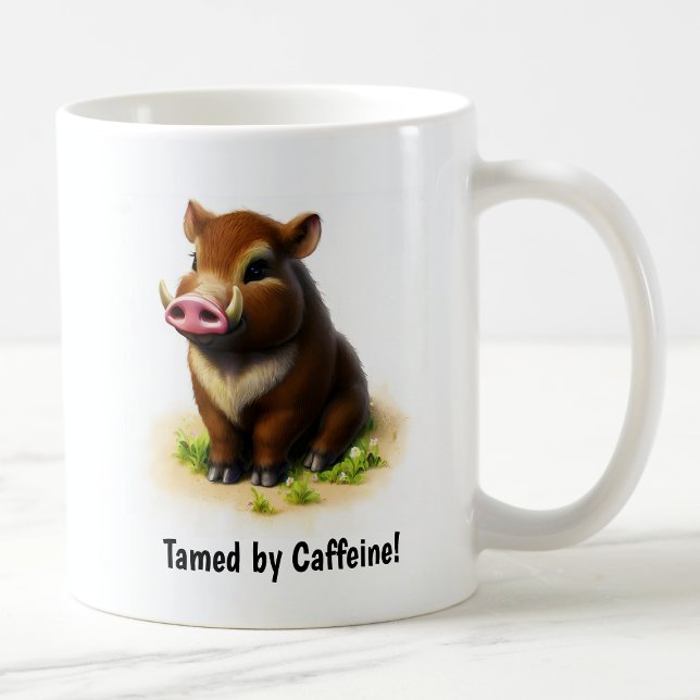 Eine Niedliche, in 3D gestrichene Warthog-Kaffee-T Kaffeetasse (Von Creator hochgeladen)