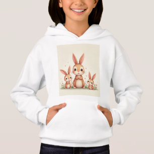 eine niedliche Kaninchenfamilie Hoodie