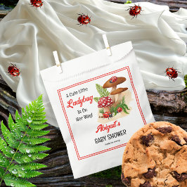 Eine Niedliche kleine Ladybug ist auf dem Weg zur  Geschenktütchen