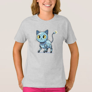 Eine niedliche Roboterkatze des 21. Jahrhunderts! T-Shirt
