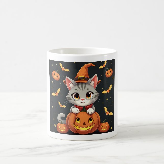 eine niedliche Tasse zu Halloween. (Mittel)