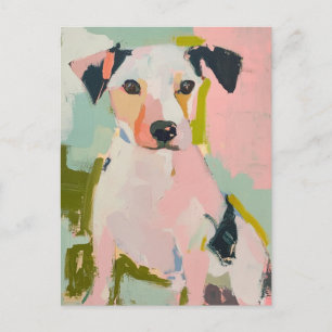 Eine Niedliche Terrier Postkarte