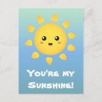 Eine niedliche und fröhliche Sonne, die hell um si