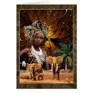 Eine nigerianische Priesterin