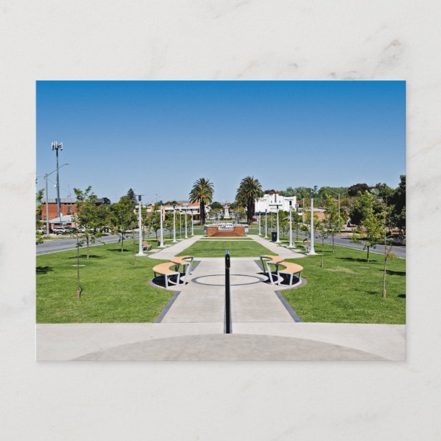 Eine normale Postkarte (Vorderseite)