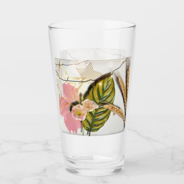 Eine Note der Hibiskusblüte  Glas (Vorderseite)