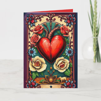 Eine Notizkarte für das große Herz