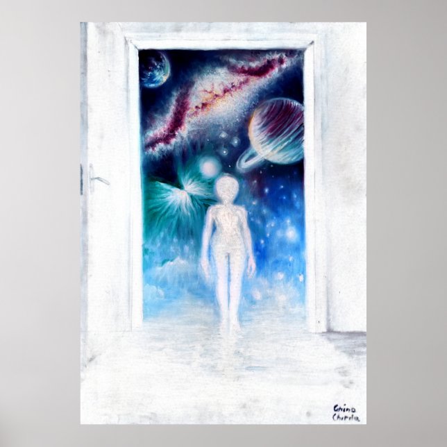 Eine offene Tür zum Universum Poster (Vorne)