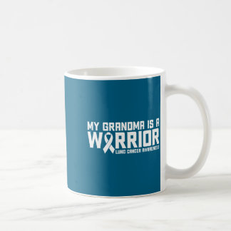 Eine Oma Kriegerin Lungenkrebsbewusstsein Kaffeetasse