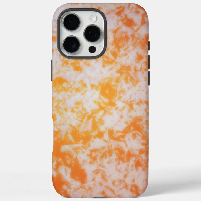 Eine orange Grunge-Textur | Case-Mate iPhone Hülle (Rückseite)