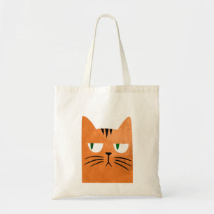 Eine orange Katze mit einer Haltung Tragetasche