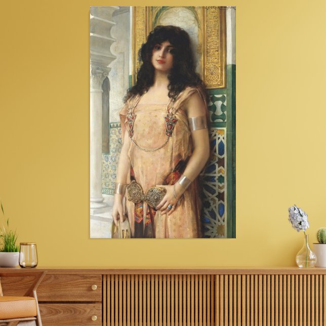 Eine östliche Schönheit Leinwanddruck (Insitu (Wohnzimmer))