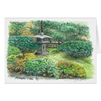 Eine Pagode in einem asiatischen Garten