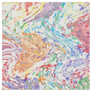 Eine Palette eines Künstlers Stoff