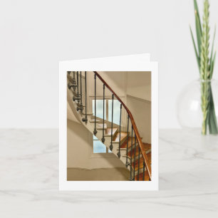 Eine Pariser Treppen-Notizkarte Karte