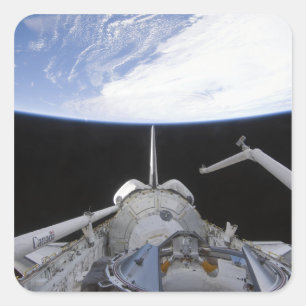 Eine partielle Ansicht des Tranquility-Knotens Quadratischer Aufkleber