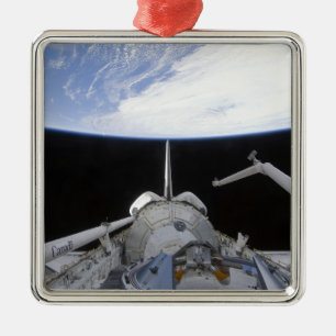 Eine partielle Ansicht des Tranquility-Knotens Silbernes Ornament