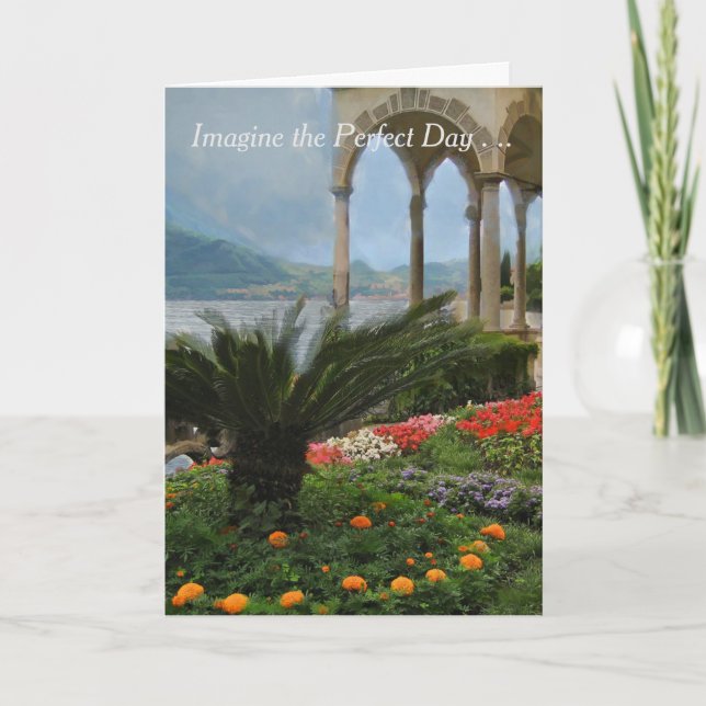 Eine perfekte Geburtstagskarte Karte (Vorderseite)